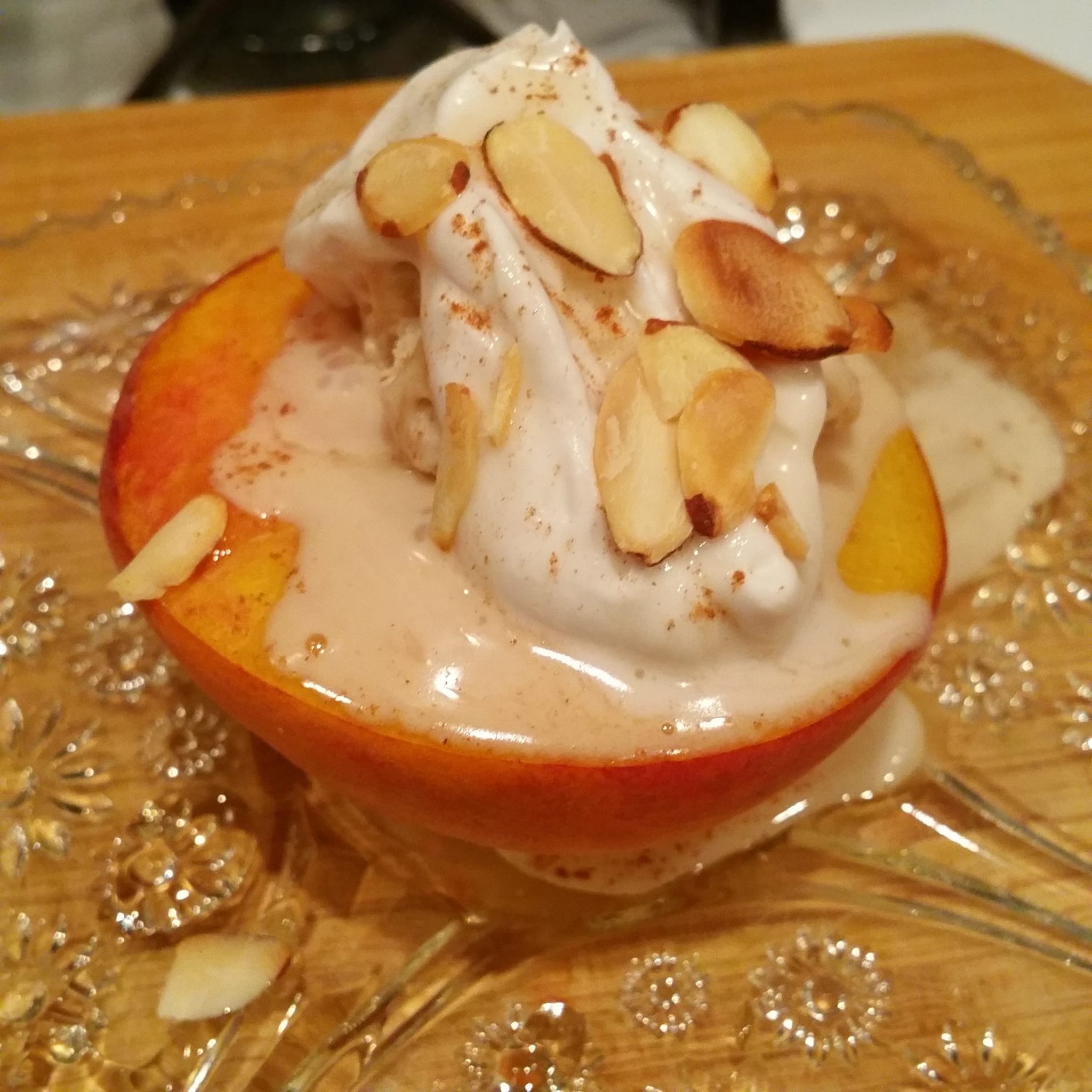 Roasted Peach Dessert